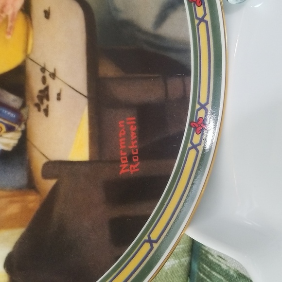 P2c- Knowles Norman Rockwell "A Family's Full Measure" 1985 LE Collector's Plate - Picture 2 of 8